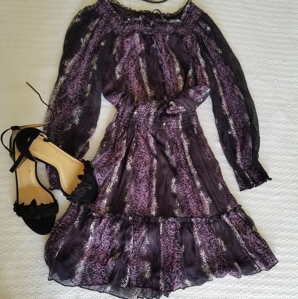 Beautiful, flowy, chiffon dress